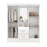 Conjunto Quarto Guarda Roupa E Comoda Ravenna Branco