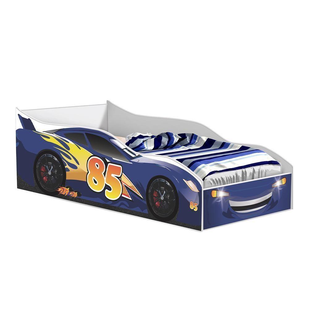 Cama Infantil Génova Azul Com Colchão - 3