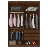 Guarda Roupa Miami Com Quatro Portas Malbec Off White