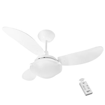 Ventilador de Teto Casa H Veneza 130W 100cm 3 Pás 3 Velocidades Branco 110V