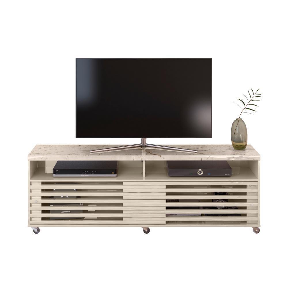 Rack Para Tvs Até 65 Polegadas Gaspar Calacata Off-white - 3