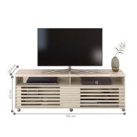 Rack Para Tvs Até 65 Polegadas Gaspar Calacata Off-white - 2