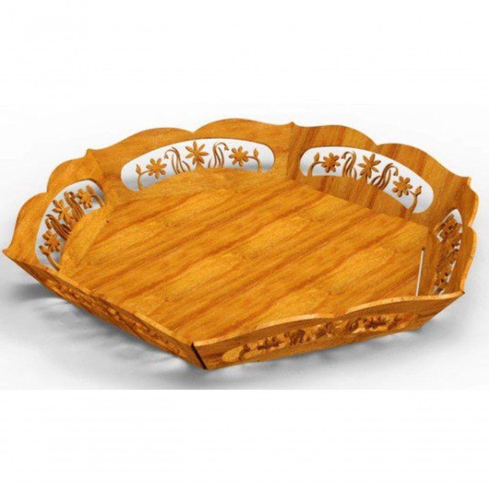 Fruteira Com Detalhes Vazados Em Mdf - 2