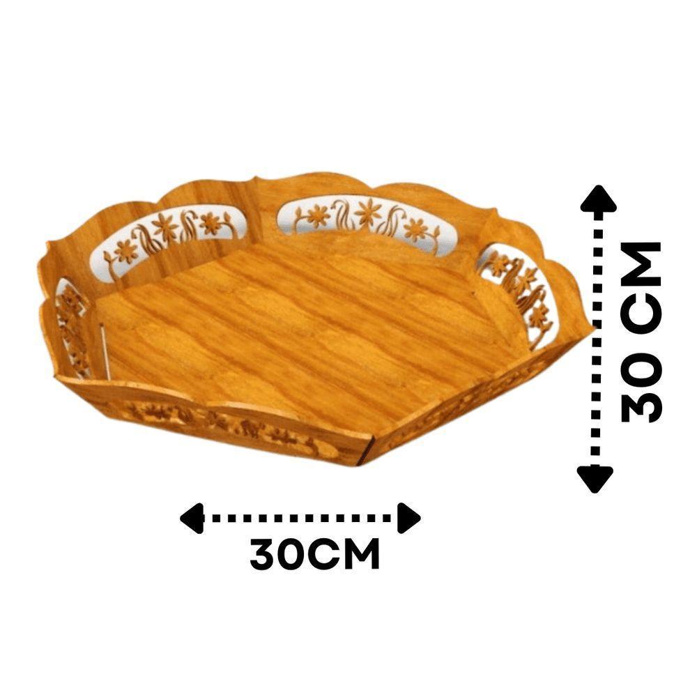 Fruteira Com Detalhes Vazados Em Mdf - 3
