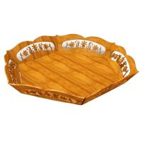 Fruteira Com Detalhes Vazados Em Mdf - 1