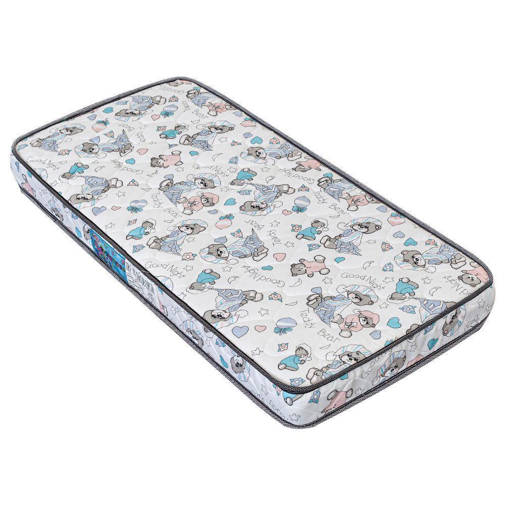 Colchão Para Berço Espuma D20 Sonequinha Antialérgico E Antiácaro Todos Tamanhos - Maestro Colchões Tamanho:130x60x10cm - 1