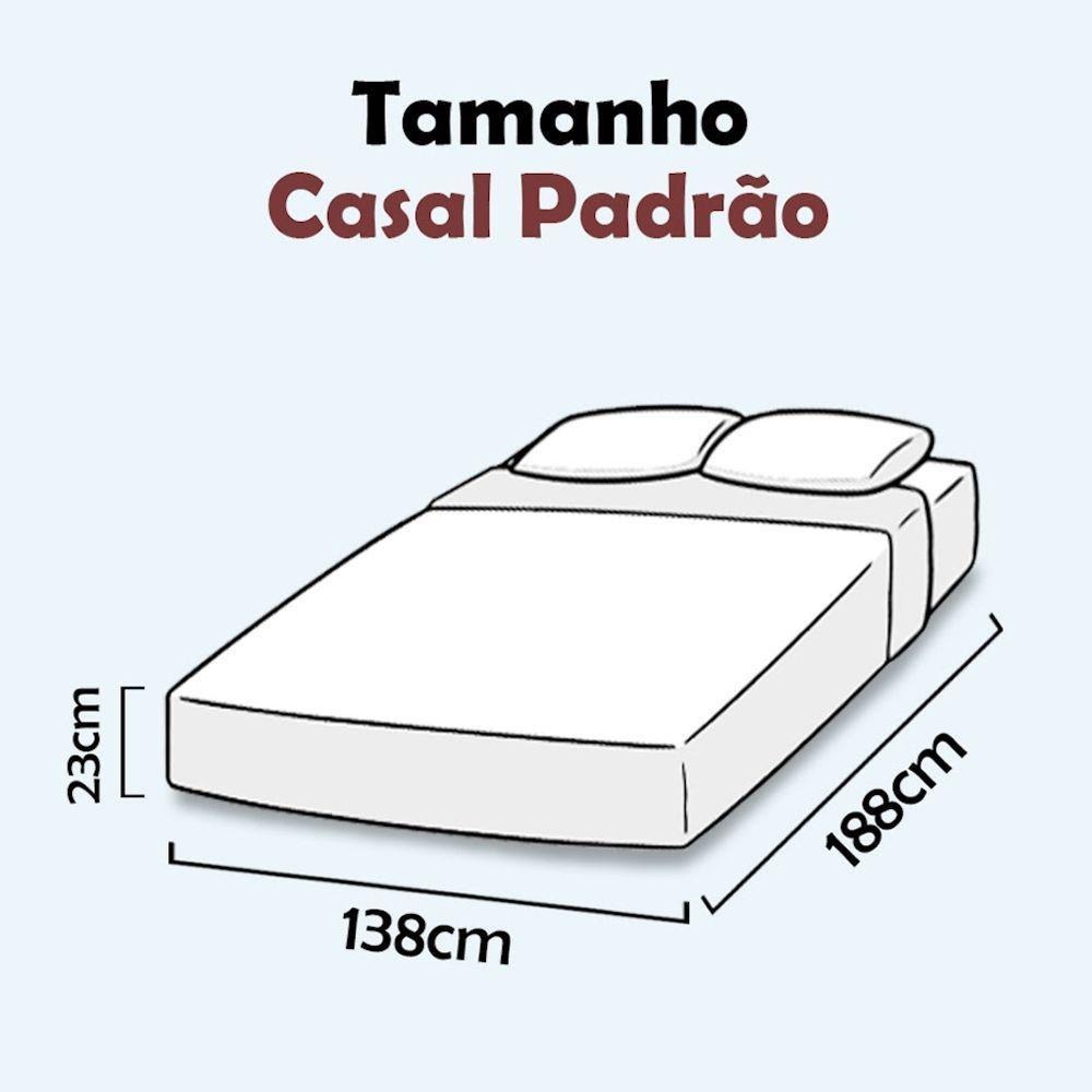 Colchão Queen Espuma Ortopédico D33 Piemonte 158x198x23cm - 2