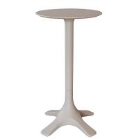 Mesa Bistrô Venice Fratini 110 Cm (altura) Com Tampo Redondo 60 Cm (largura) Polipropileno Preto - 1