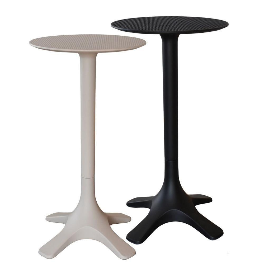 Mesa Bistrô Venice Fratini 110 Cm (altura) Com Tampo Redondo 60 Cm (largura) Polipropileno Nude - 3