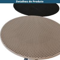 Mesa Bistrô Venice Fratini 110 Cm (altura) Com Tampo Redondo 60 Cm (largura) Polipropileno Nude