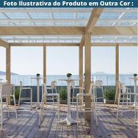 Mesa Bistrô Venice Fratini 110 Cm (altura) Com Tampo Redondo 60 Cm (largura) Polipropileno Nude - 6