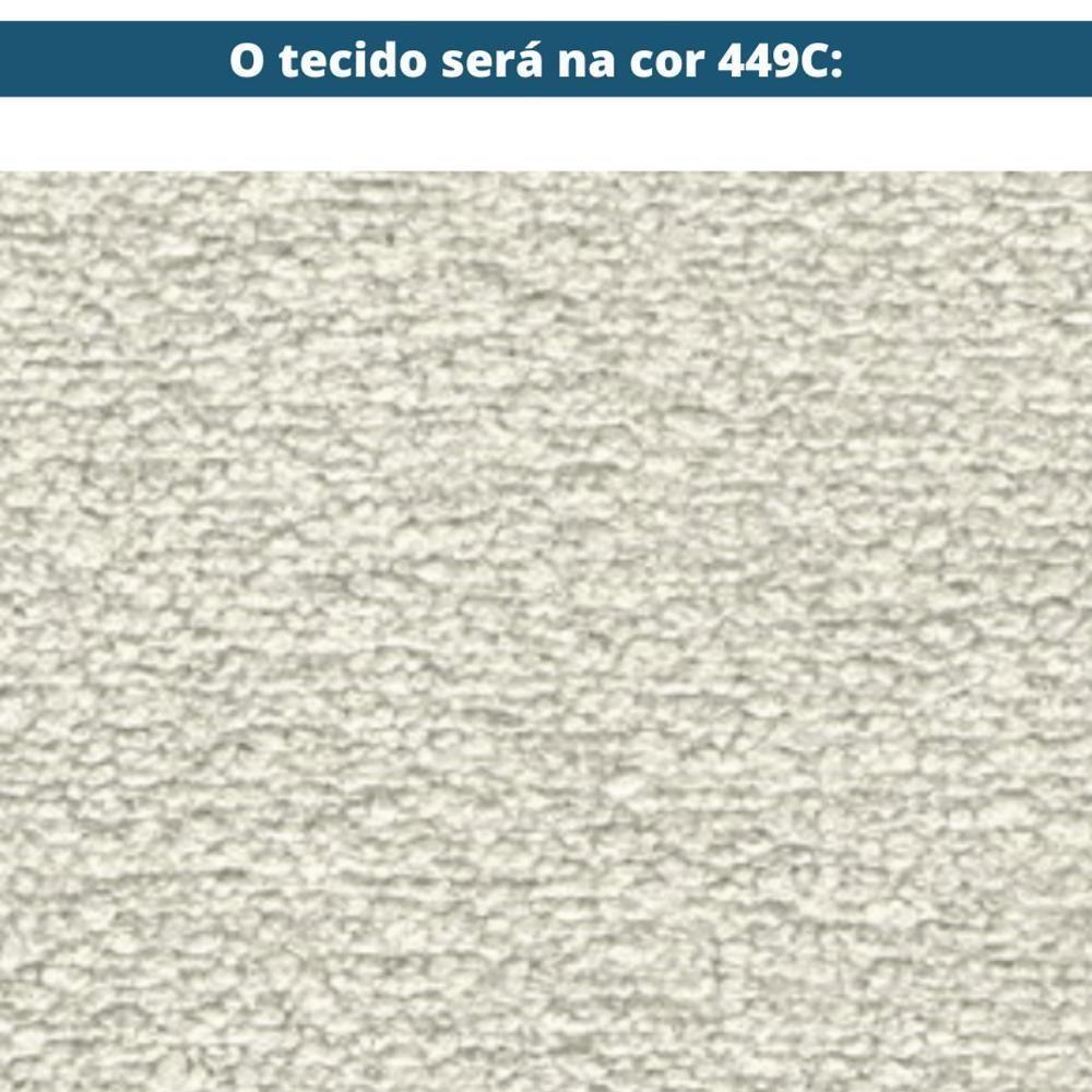 Poltrona Com Braços Alva Ozki Madeira Eucalipto Cedro Tecido Bege Corda Couro Reconstituído - 5