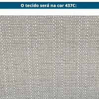 Poltrona Grano Ozki Com Braços Madeira Eucalipto Cedro Tecido Cinza Corda Redonda Rami - 2