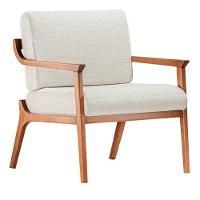 Poltrona Grano Ozki Com Braços Madeira Eucalipto Cedro Tecido Cinza Corda Redonda Rami - 6