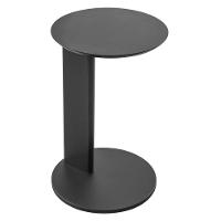 Mesa Lateral De Apoio Orgânica Chanfrada Artesano 35 Cm (larg) Mdp Nero (preto) Pés Madeira Maciça - 2
