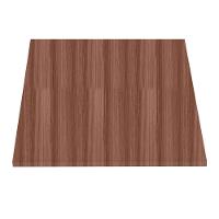 Mesa ômega Ferro Preto 74 Cm (alt) Base Em X Tampo Mdp Quadrado 70 Cm (larg) X 2,50 Cm (alt) Walnut - 3