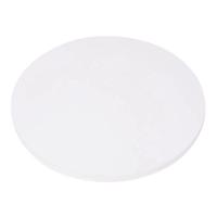 Mesa Zeta Ferro Preto 75 Cm (alt) Disco Redondo Tampo Mdp Redondo 70 Cm (larg) X 2,5 Cm (alt) Branco - 2