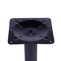 Mesa Zeta Ferro Preto 75 Cm (alt) Disco Redondo Tampo Mdp Quadrado 70 Cm (larg) X 2,5 Cm (alt) Preto - 6