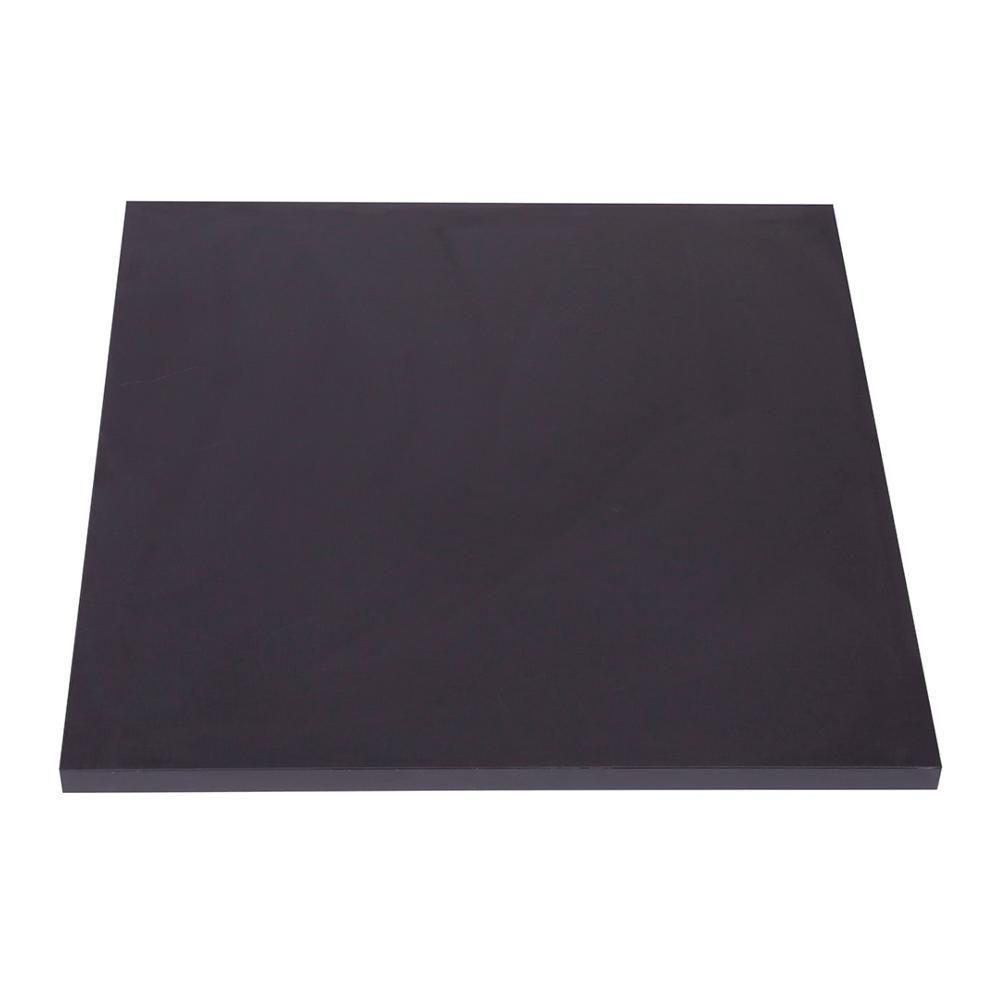 Mesa ômega Ferro Preto 74 Cm (alt) Base Em X Tampo Mdp Quadrado 80 Cm (larg) X 2,50 Cm (alt) Preto - 4