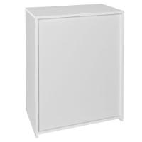 Balcão Para Escritório 2 Portas Com Nicho Cole Branco