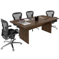 Mesa De Reunião Para Escritório Grande Rústico - 5