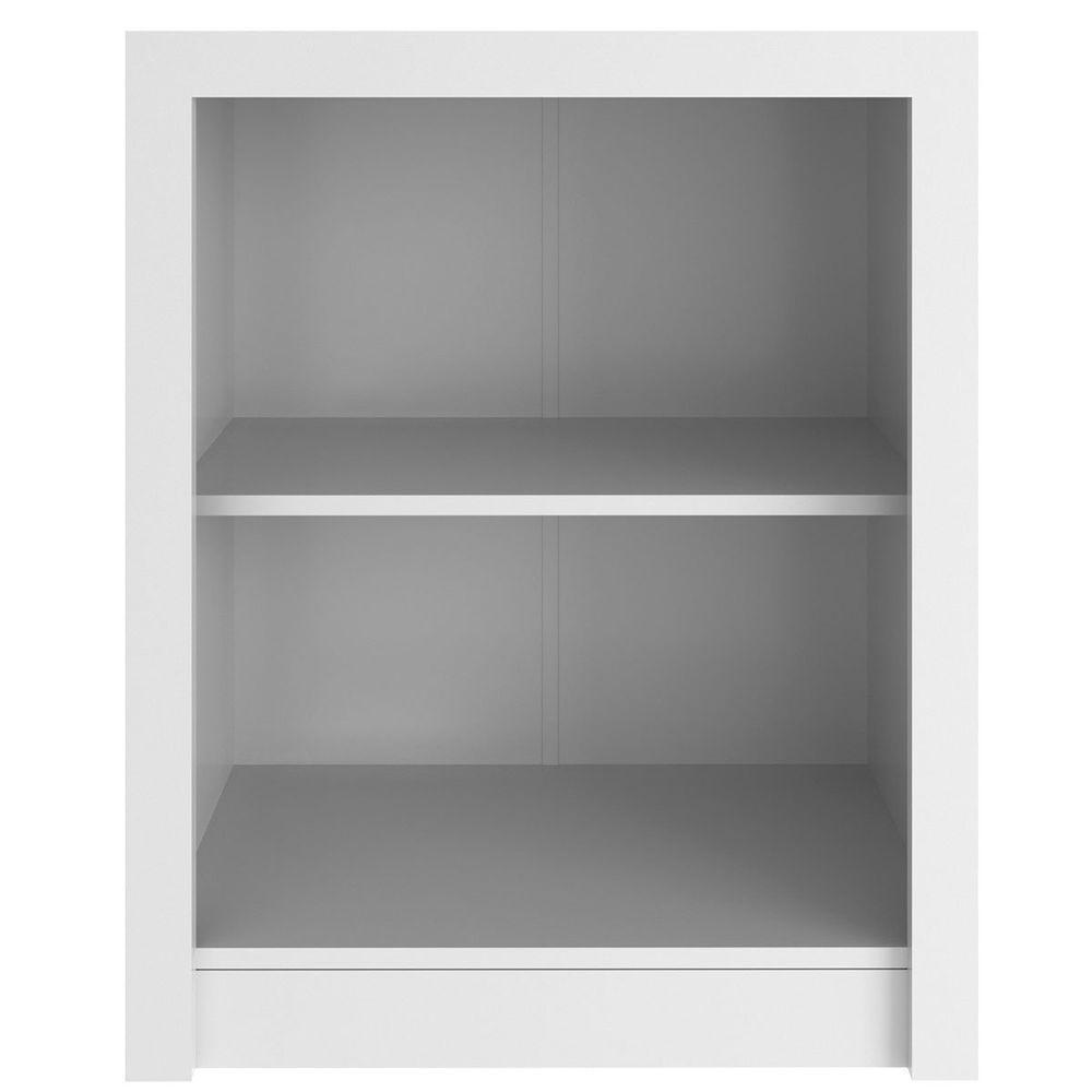 Armário Para Escritório Multiuso Baixo 2 Portas Branco - 7