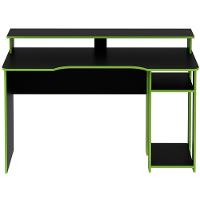 Mesa Para Computador Gamer Espaço Para 2 Monitores E Cpu Preto/verde - 7