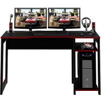 Mesa Para Computador Gamer Espaço Para 2 Monitores E Cpu Preto/vermelho - 6