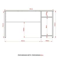 Mesa Para Computador Gamer Espaço Para 2 Monitores E Cpu Preto/vermelho - 9