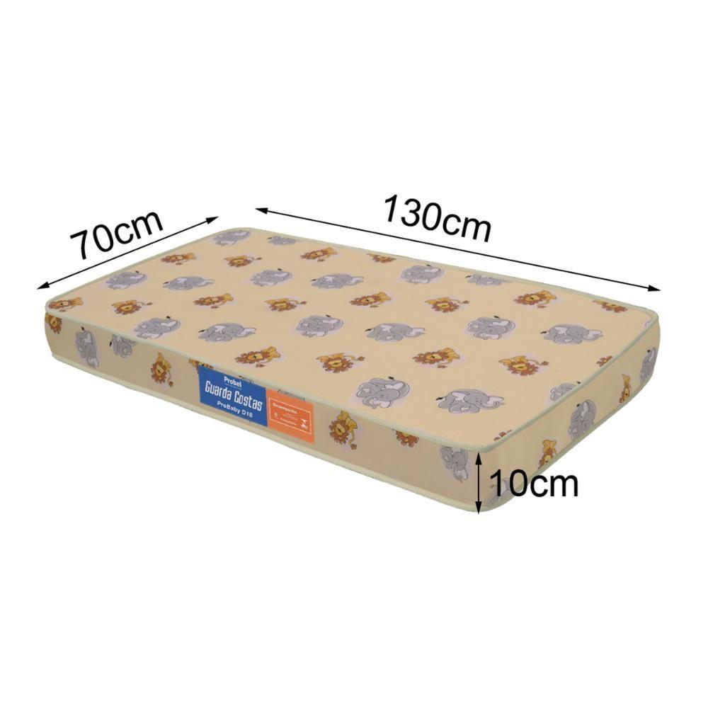 Berço Mini Cama Biscoito Com Regulagem De Altura E Colchão Branco Acetinado/nature - 3