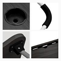 Mesa De Colo Portátil Dobrável Suporte Multiuso - Preto - 3