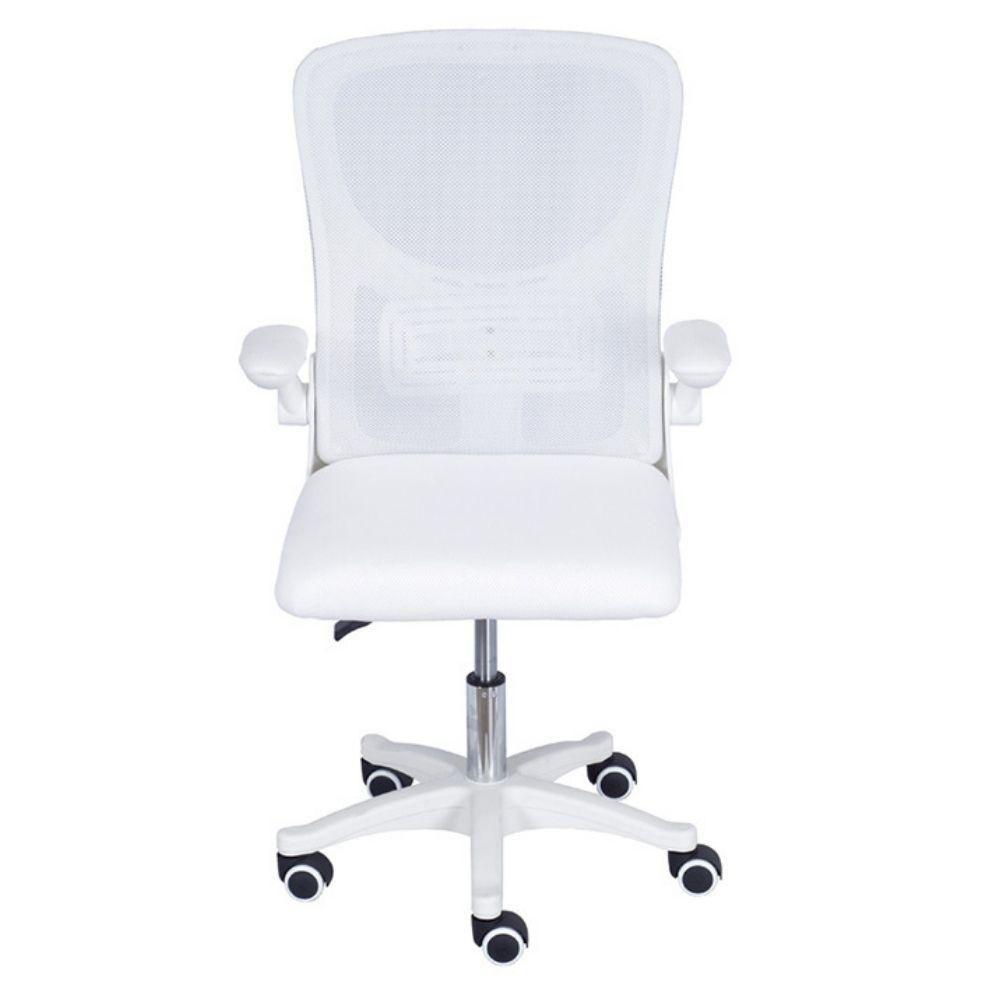 Cadeira Escritório Giratória Nr-17 Diretor Bogotá Or Design Tela Mesh Branca Base Rodízio Nylon Branco - 2