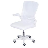 Cadeira Escritório Giratória Nr-17 Diretor Bogotá Or Design Tela Mesh Branca Base Rodízio Nylon Branco - 1
