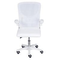 Cadeira Escritório Giratória Nr-17 Diretor Bogotá Or Design Tela Mesh Branca Base Rodízio Nylon Branco - 2