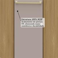 Balcão Diagonal 74cm 1 Pt Elegance Luciane Móveis Freijó/cinammon - 5