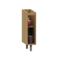 Balcão De Cozinha 20cm 1 Pt Elegance Luciane Móveis Freijó/cinammon - 2