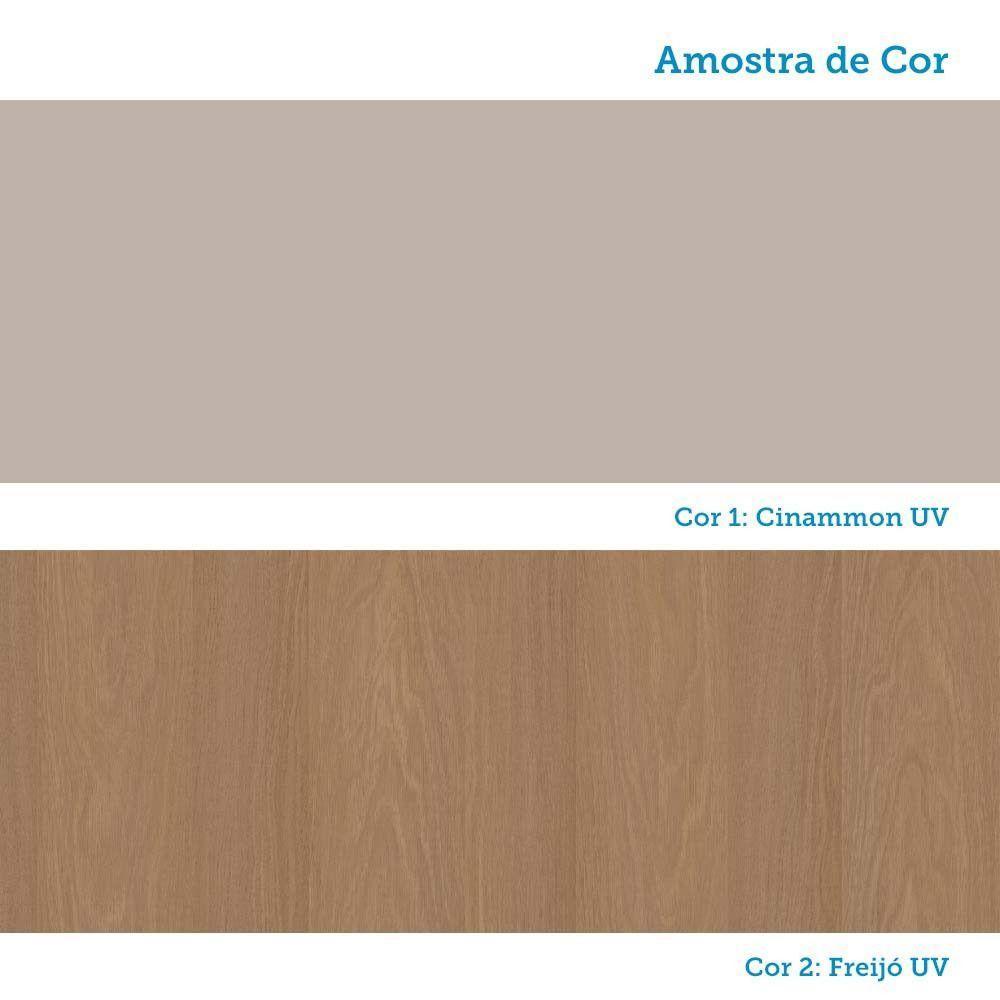 Balcão De Cozinha 40cm 1 Porta Com Tampo Lumina Luciane Móve Cinammon/cinammon - 9