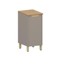 Balcão De Cozinha 40cm 1 Porta Com Tampo Lumina Luciane Móve Cinammon/cinammon - 1