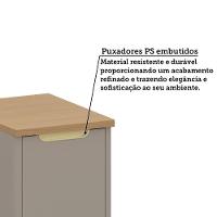 Balcão De Cozinha 40cm 1 Porta Com Tampo Lumina Luciane Móve Cinammon/cinammon - 5