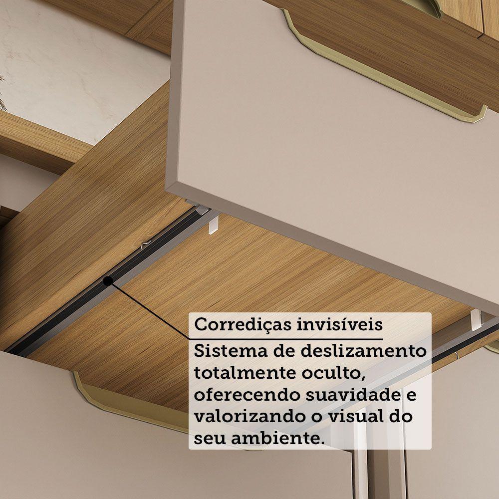 Balcão De Cozinha 80cm 1 Porta 1 Gavetão Com Tampo Lumina Lu Cinammon/cinammon - 7