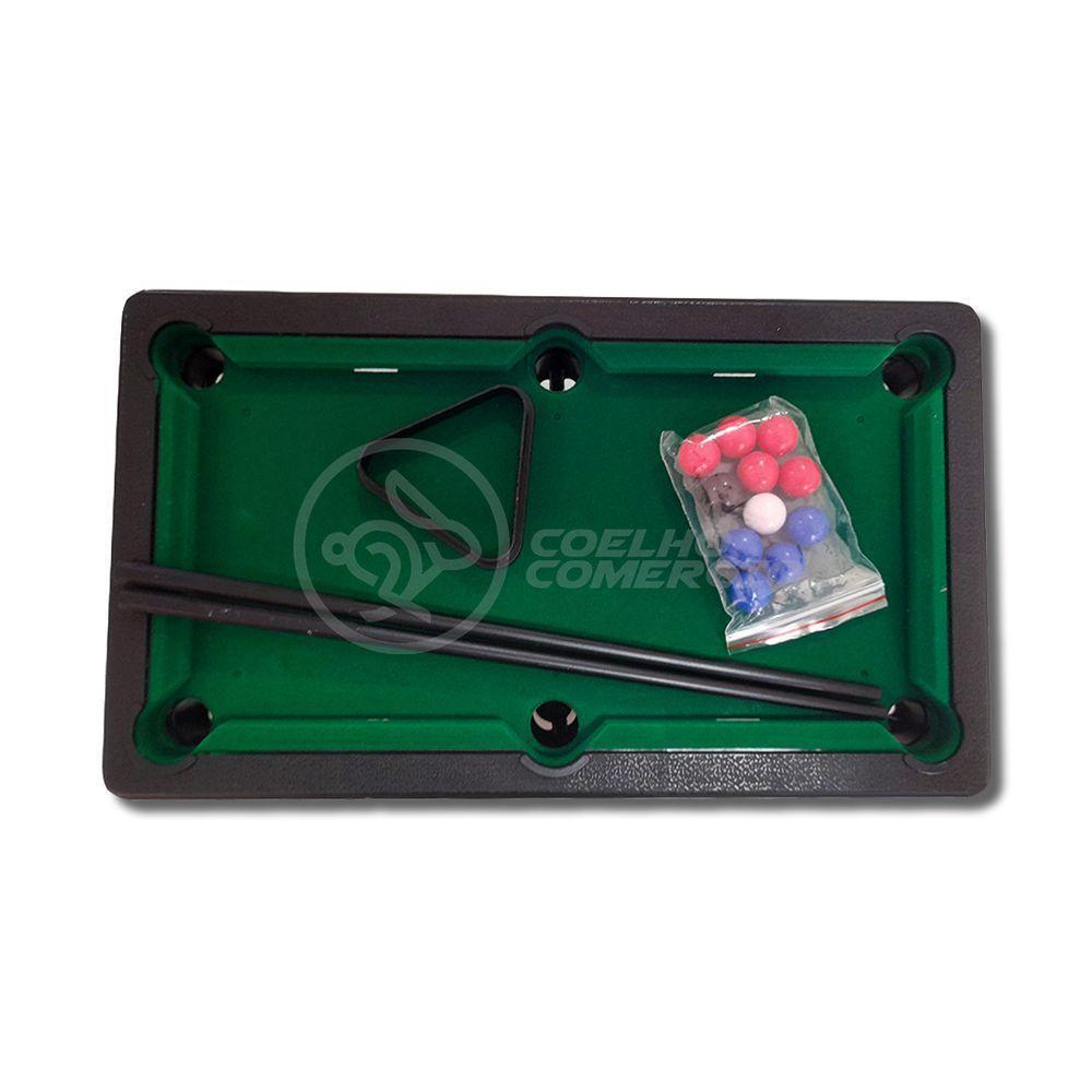 Mesa De Sinuca Luxury Billards Champion 30x17 Brinquedo De Bilhar Infantil 11 Bolas - Pequena - 4