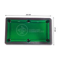 Mesa De Sinuca Luxury Billards Champion 30x17 Brinquedo De Bilhar Infantil 11 Bolas - Pequena - 2