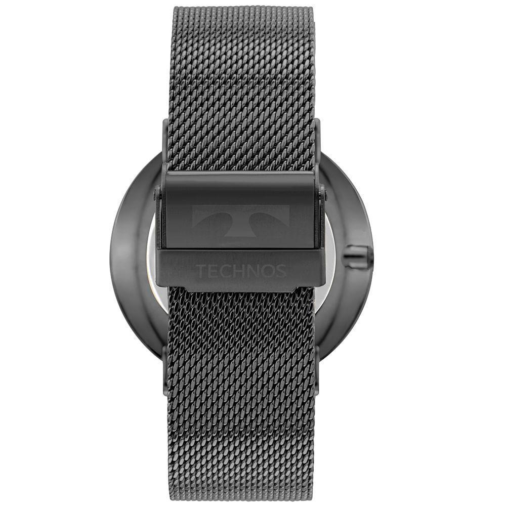 Relógio Technos Masculino Slim Grafite - 2025lua-1a 2025lua-1a - 3