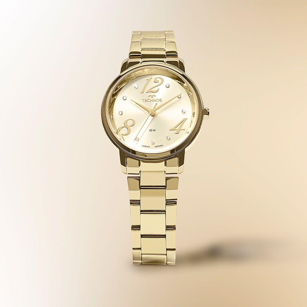 Relógio Technos Feminino Trend Dourado - 2035mya-1d 2035mya-1d - 2