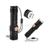 Mini Lanterna Led Tática Lápam Recarregável Usb Com Longo Alcance Portátil Para Acampar - 1