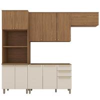 Cozinha Modulada 4 Pecas 272 Cm Requinte Henn Nature Areia - 1