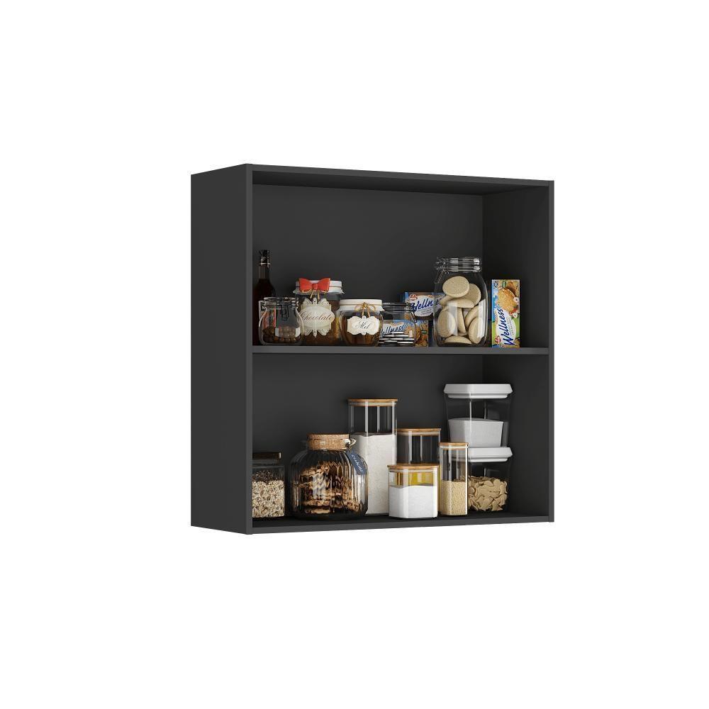 Cozinha Completa Itatiaia Lumina 410cm Em Madeira Mdf Grafite/fendi - 9