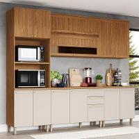 Cozinha Modulada Requinte 5 Peças Com Torre Quente 2 Fornos Nature/areia - Móveis Henn Nature/areia - 2