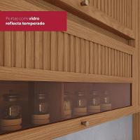 Cozinha Modulada Requinte 5 Peças Com Torre Quente 2 Fornos Nature/areia - Móveis Henn Nature/areia - 3