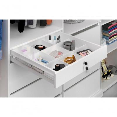Guarda Roupa Casal 100% Mdf California Porta Correr Com Espelho 7 Gavetas Canela Off White Carmolar